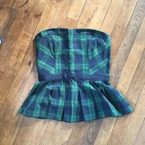 A&F Tartan Top